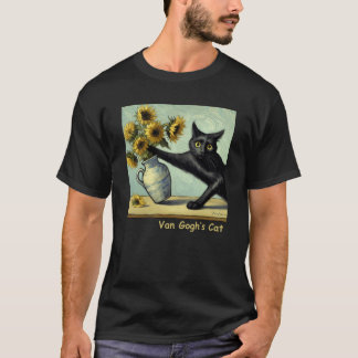 Camiseta Amigos do gato de Van Gogh