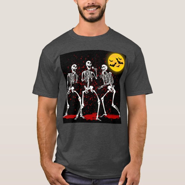 Camiseta Amigos do Halloween do Terror (Frente)
