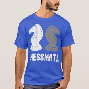 Camiseta Amigos do Jogo do Jogador de Xadrez Engraçado Engr