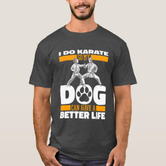 Camiseta amigos do Karate Dog