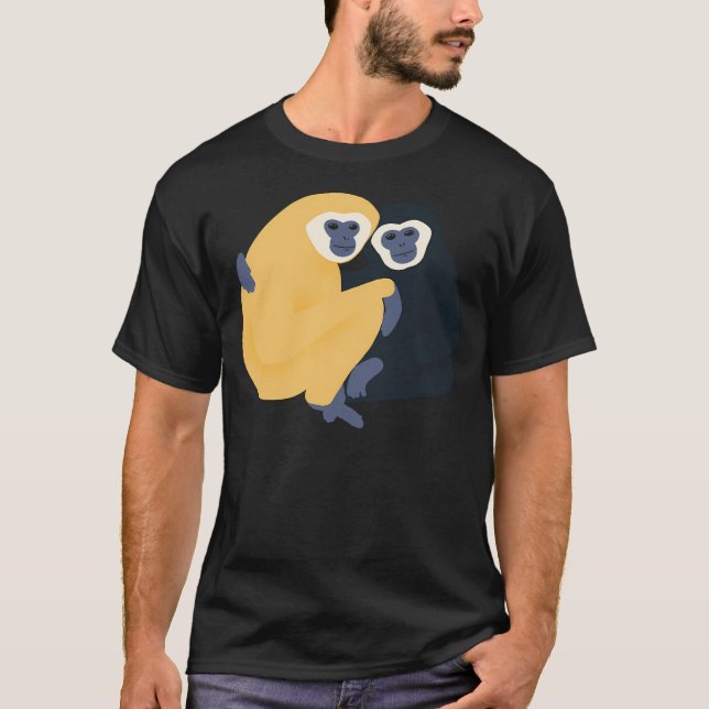 Camiseta Amigos do Macaco Gibbon (Frente)
