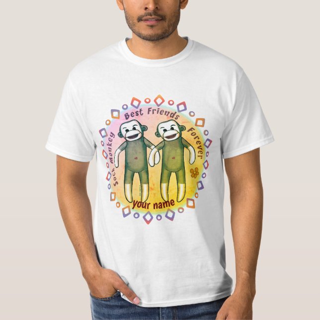Camiseta Amigos do Macaco Sock (Frente)