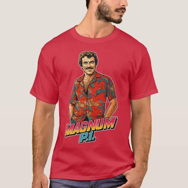 Camiseta amigos do Magnum PI (Frente)