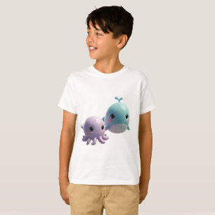 Camiseta Amigos do Oceano 3D