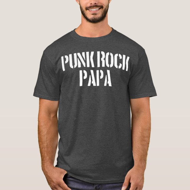 Camiseta Amigos do Papa do Rock Punk (Frente)