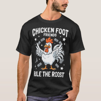 Camiseta Amigos do Pé de Galinha Dominam o Galinheiro