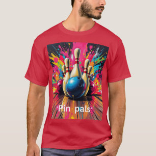 Camiseta Amigos do pino de boliche