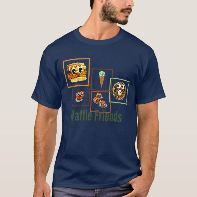 Camiseta Amigos do Waffle (Frente)