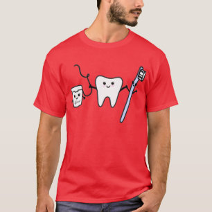Camiseta amigos dos dentes felizes