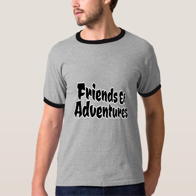 Camiseta Amigos e Aventuras (Frente)