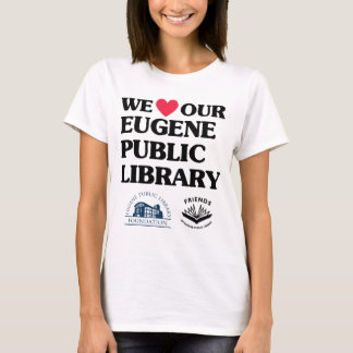 Camiseta Amigos e fundações Amam a Biblioteca Pública Eugen