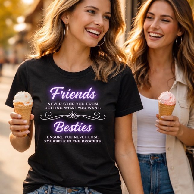 Camiseta Amigos e Melhores Amigos (Criador carregado)