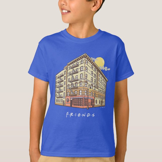 Camiseta AMIGOS™ | Edifício 2 do Apartamento de Monica (Frente)