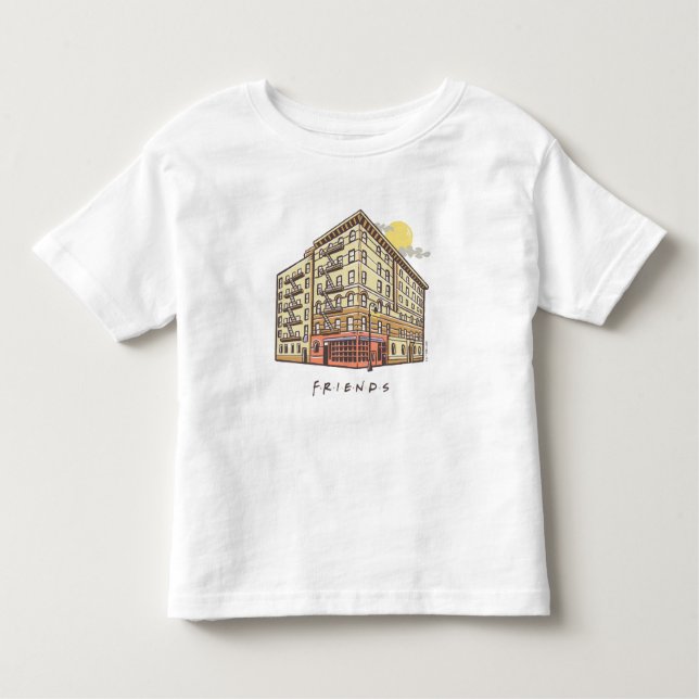 Camiseta AMIGOS™ | Edifício Apartamento de Monica (Frente)