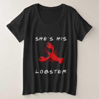 Camiseta Amigos Ela É a Lagosta Dele