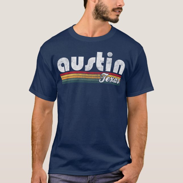 Camiseta amigos estilo anos 70 80 Austineas (Frente)