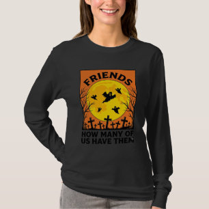 Camiseta Amigos Fantasmas do Halloween Engraçados Horror Vi