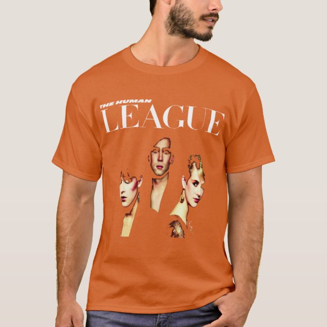 Camiseta Amigos fãs da The Human League (Frente)