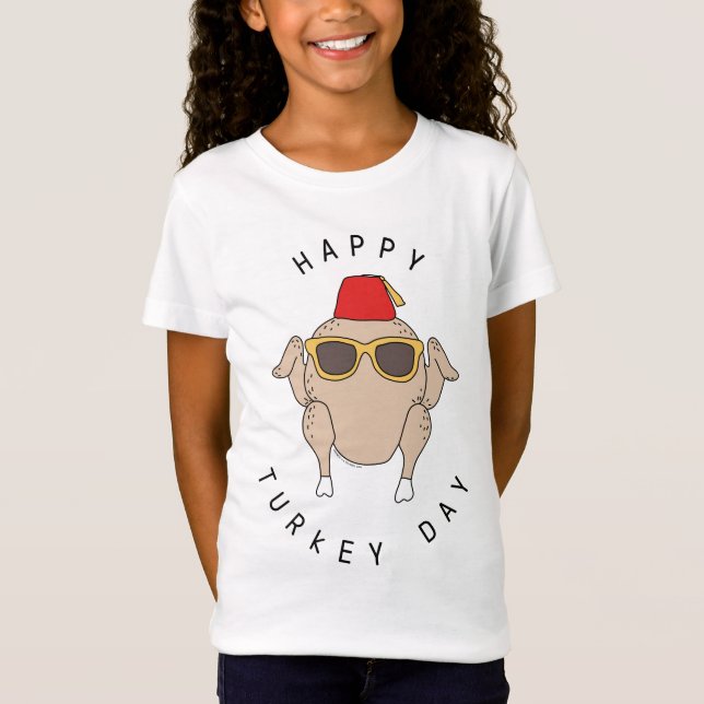 Camiseta AMIGOS™ | Feliz Dia da Turquia (Frente)
