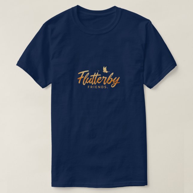 Camiseta Amigos Flutterby (Frente do Design)