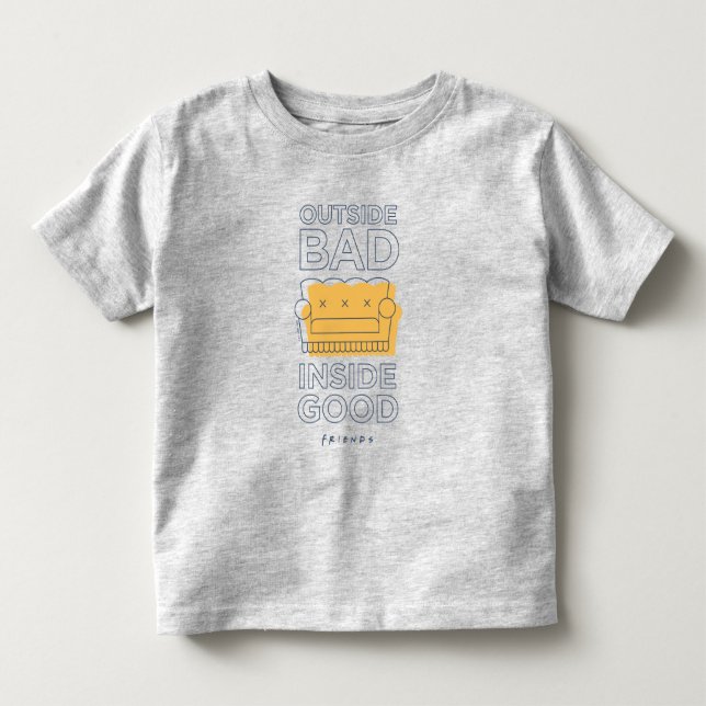 Camiseta AMIGOS™ | Fora Mau, Dentro Bom (Frente)