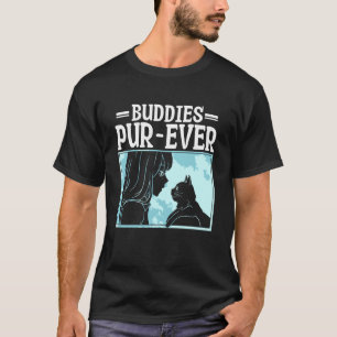 Camiseta Amigos Gatinhos Pur-Ever Dono Amante de Gatos