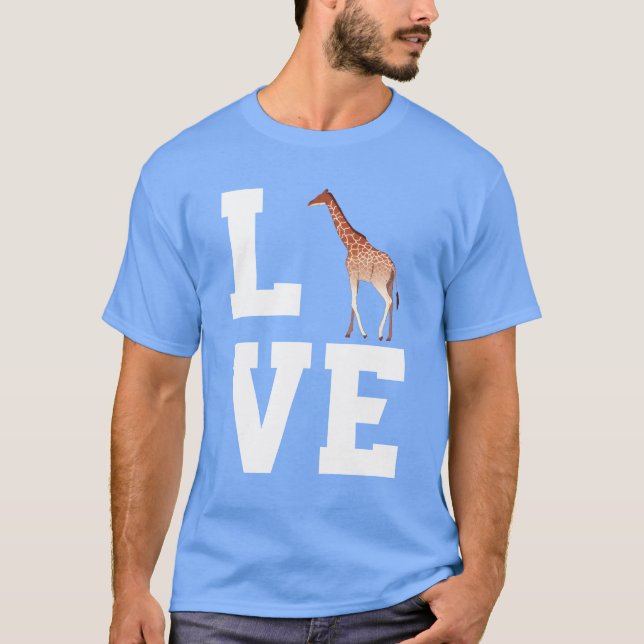 Camiseta Amigos Girafas amor (Frente)