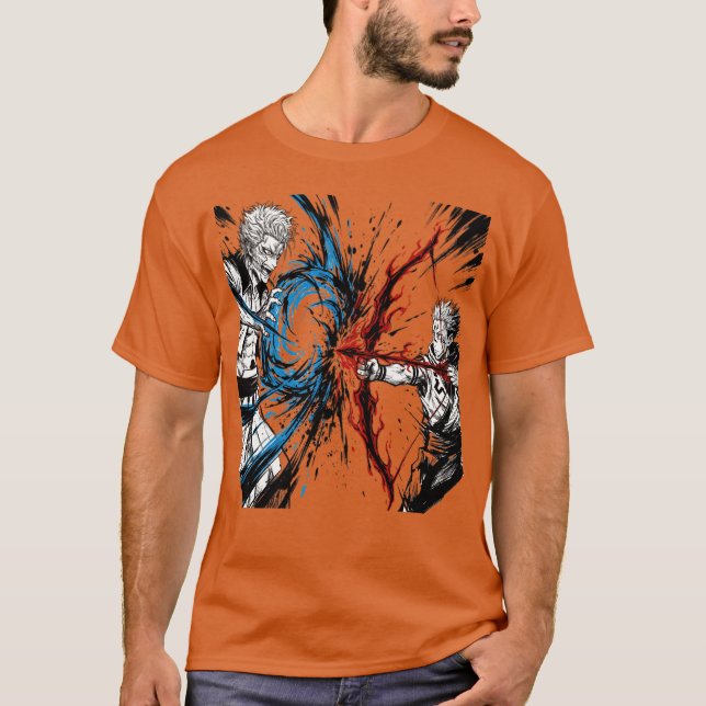 Camiseta amigos grimmjow sukuna (Frente)