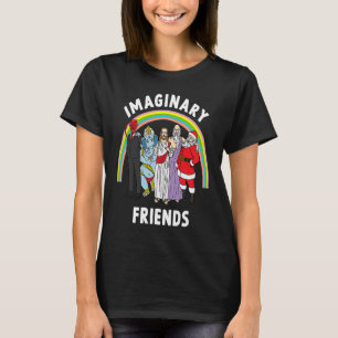 Camiseta Amigos Imaginosos Humor Escuro Ferro Estranho Sarc