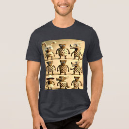 Camiseta Amigos Ímpar - Poste da família Checker & Dots Cre