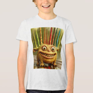 Camiseta Amigos Ímpar - Poster de Monstro do Arco-Íris