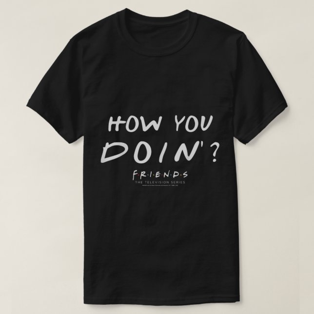 Camiseta Amigos Joey como você está (Frente do Design)