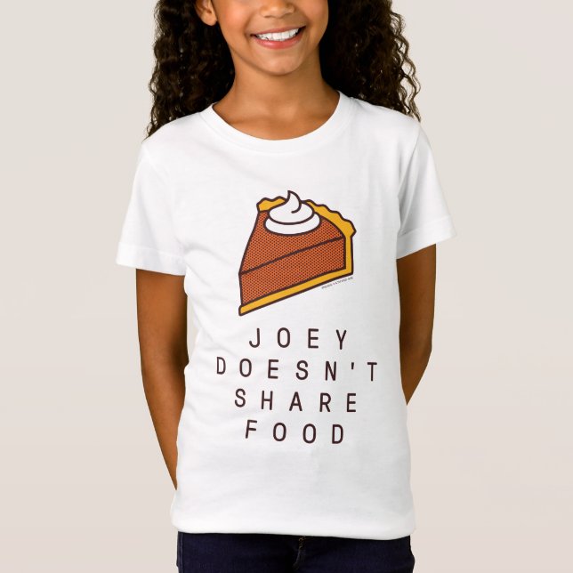 Camiseta AMIGOS™ | Joey não compartilha Comida (Frente)