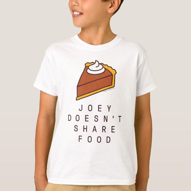 Camiseta AMIGOS™ | Joey não compartilha Comida (Frente)