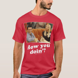 Camiseta Amigos Joey Phoebe Como Você Está Foto engraçado