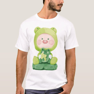 Camiseta Amigos KaKao - Apeach do Sapo de Férias Verde