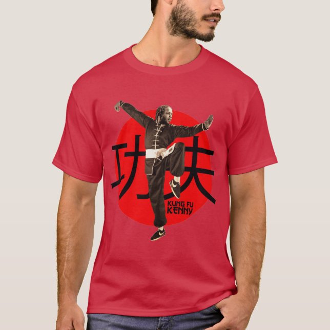 Camiseta Amigos Kung Fu Kenny Kendrick Lamar (Frente)