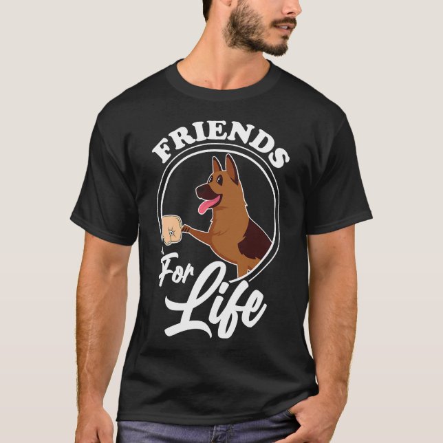 Camiseta Amigos Life Doberman Cães Natureza (Frente)