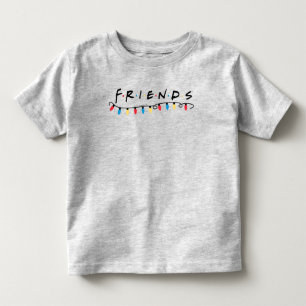 Camiseta AMIGOS™ Logotipo das luzes de Natal