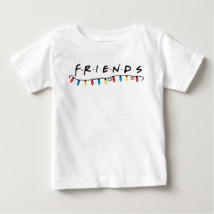 Camiseta AMIGOS™ Logotipo das luzes de Natal