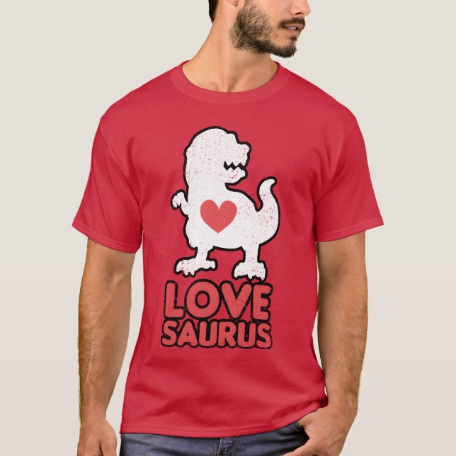 Camiseta Amigos LOVE SAURUS (Frente)