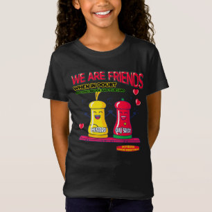 Camiseta Amigos molho picante e molho mostarda 071502