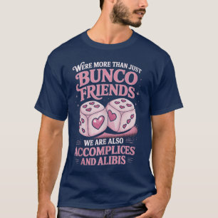 Camiseta Amigos Morehan Bunco Amante do Bunco Jogo de Dados
