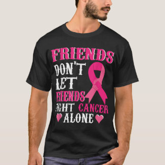 Camiseta Amigos Não Lutam Sozinhos Conscientização sobre Câ