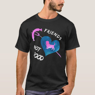 CAMISETA AMIGOS NÃO SÃO COMIDAS VEGANOS ATIVISTAS ANIMAIS C