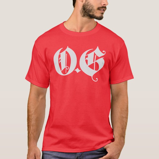 Camiseta Amigos OG Original Gangster (Frente)