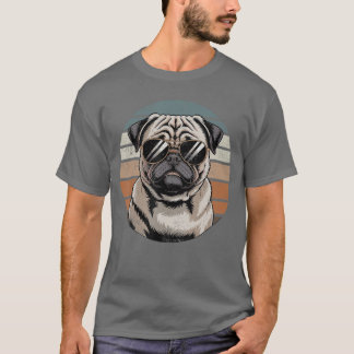 Camiseta Amigos orgulhosos e legais de Pug para homens e mu