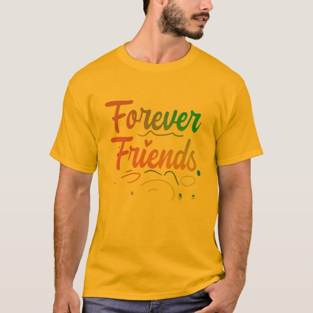 Camiseta Amigos para sempre (Frente)