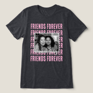 Camiseta Amigos Para Sempre com Nomes Personalizados