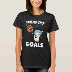 Camiseta Amigos Para Sempre Leite E Biscoitos 1
